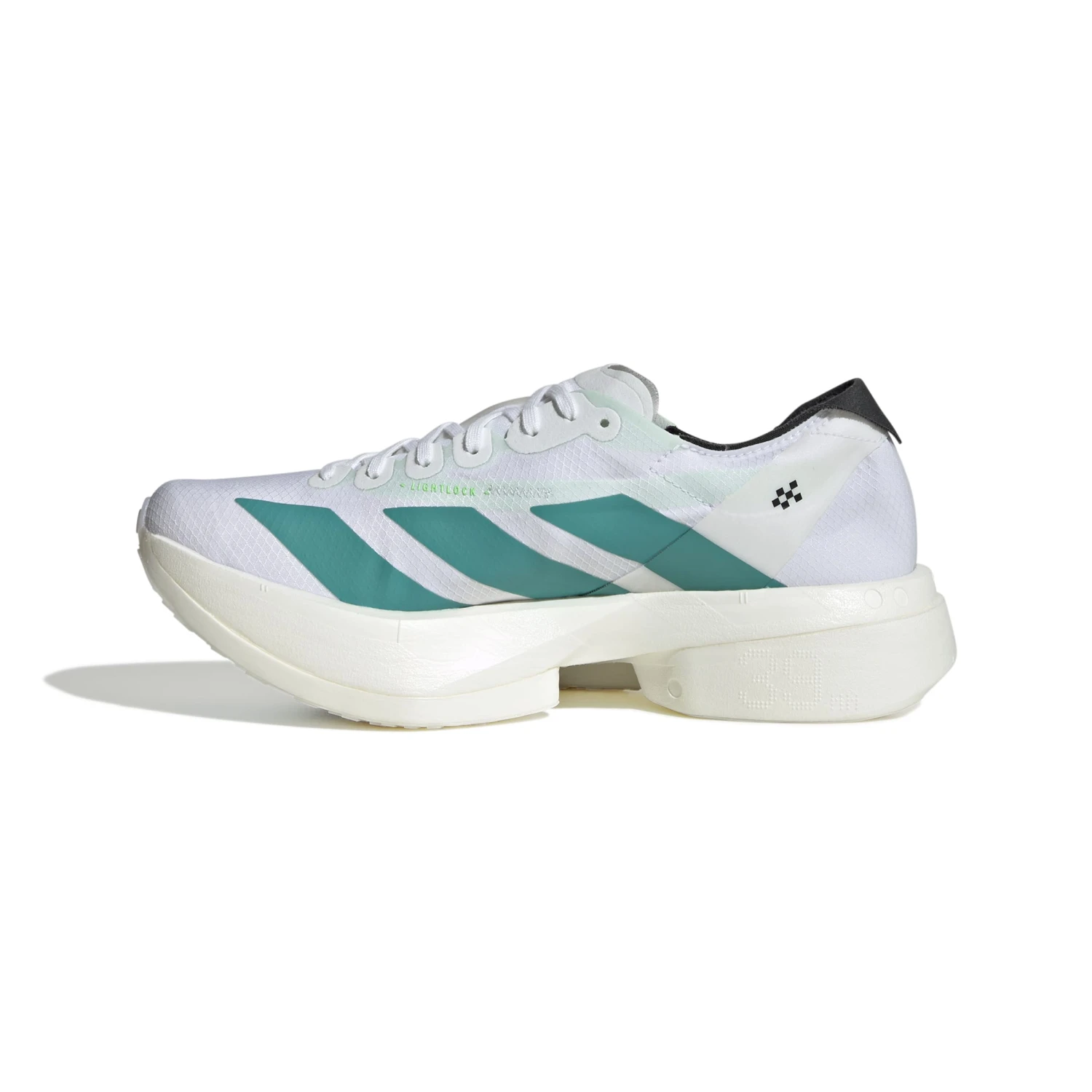 ADIDAS Women's Adizero Adios Pro 4 (FTWWHT/PURTEA/CARBON) 2 ADIDAS Women's Adizero Adios Pro 4 (FTWWHT/PURTEA/CARBON) - Image 2