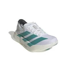 ADIDAS Women's Adizero Adios Pro 4 (FTWWHT/PURTEA/CARBON) 8 ADIDAS Women's Adizero Adios Pro 4 (FTWWHT/PURTEA/CARBON) -TCRunning Shop JR1247 6 FOOTWEAR Photography FrontLateralTopView white