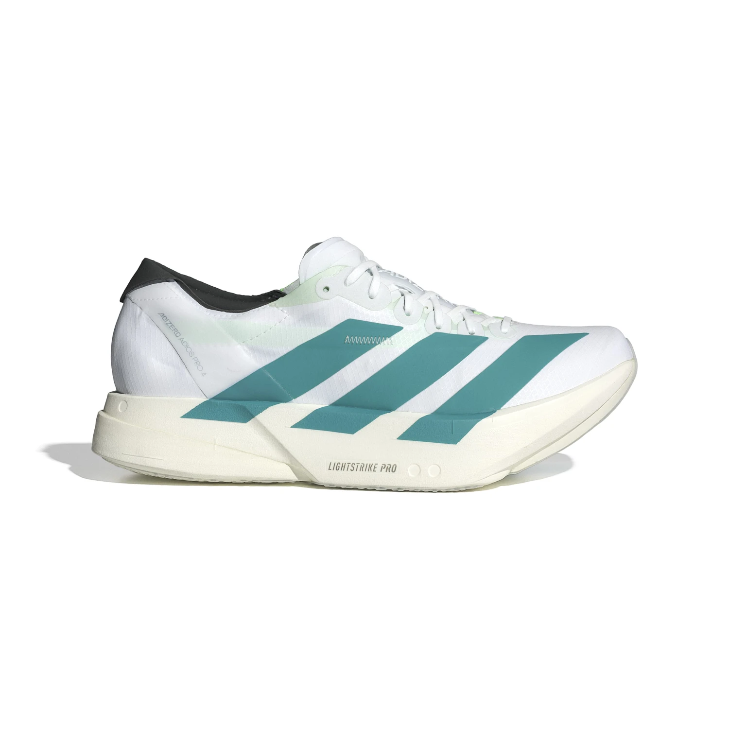 ADIDAS Men's Adizero Adios Pro 4 (FTWWHT/PURTEA/CARBON) 1 ADIDAS Men's Adizero Adios Pro 4 (FTWWHT/PURTEA/CARBON)