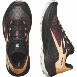 Salomon Women's Genesis (Bird Of Paradise/Black/Almond Milk) -TCRunning Shop L47444400 10 GHO GENESISW BirdOfParadise Black AlmondMilk