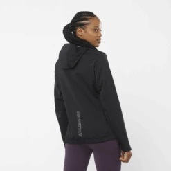 Salomon Women's Light Shell Jacket (Deep Black) 8 Salomon Women's Light Shell Jacket (Deep Black) -TCRunning Shop LC2155200 1 MOD lightshelljkt deepblack run w