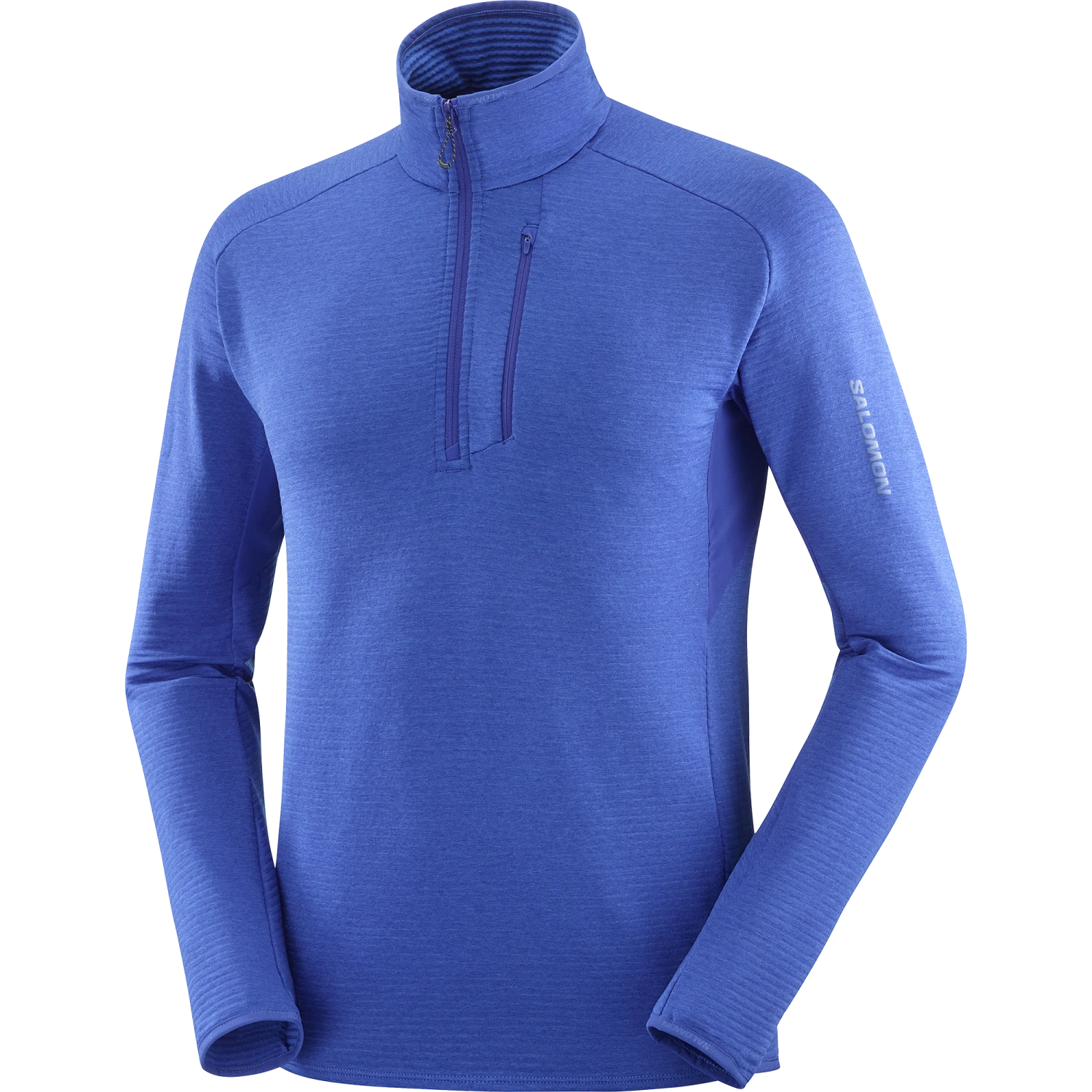 Salomon Men's Essential Lightwarm Half-Zip (Surf The Web) 1 Salomon Men's Essential Lightwarm Half-Zip (Surf The Web)