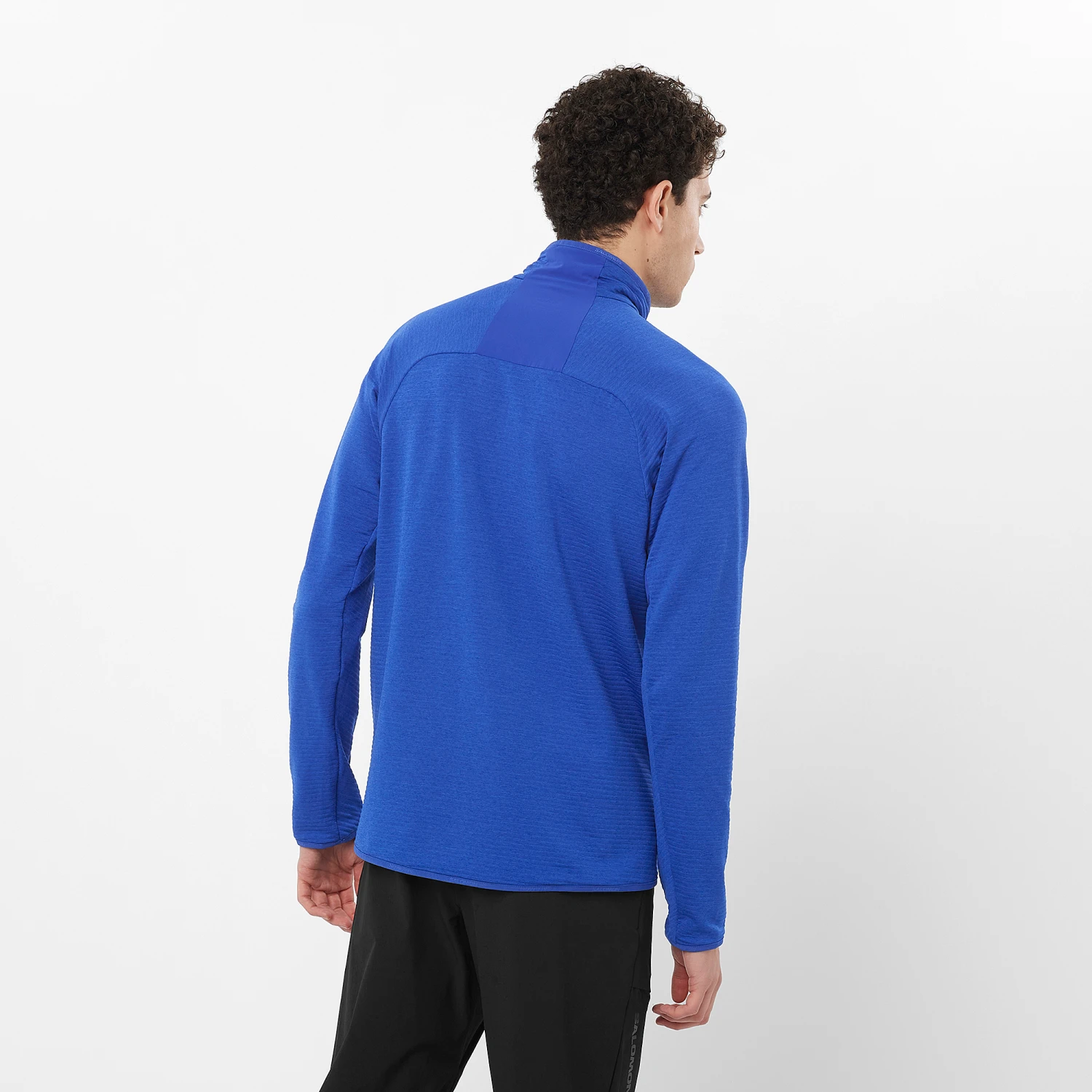 Salomon Men's Essential Lightwarm Half-Zip (Surf The Web) 3 Salomon Men's Essential Lightwarm Half-Zip (Surf The Web) - Image 3