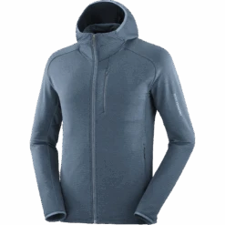 Salomon Men's Essential Lightwarm Hoodie (Midnight Navy)