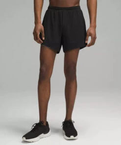 Lululemon Men's Fast And Free Short 6" *Lined (Black)