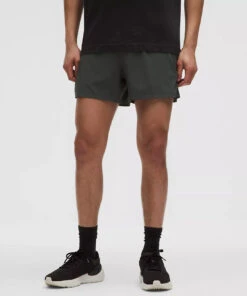 Lululemon Men's Pace Breaker Lined Short 5" (Rainforest Green)