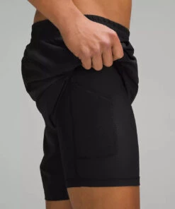 Lululemon Men’s Pace Breaker Lined Short 7” (Black) -TCRunning Shop LM7BCBS 0001 6