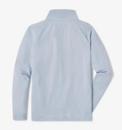 Men's Interlock Quarter Zip (Sky Blue) -TCRunning Shop LUXBREAK HALF ZIP PULLOVER SKY BLUE 2