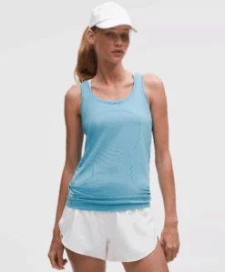 Lululemon Women's Swiftly Tech Racerback Tank Top 2.0 *Hip Length (Washed Blue/Washed Blue)