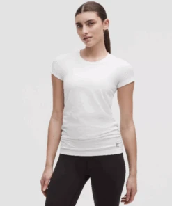Lululemon Women's Swiftly Tech Short-Sleeve Shirt 2.0 *Hip Length (White)