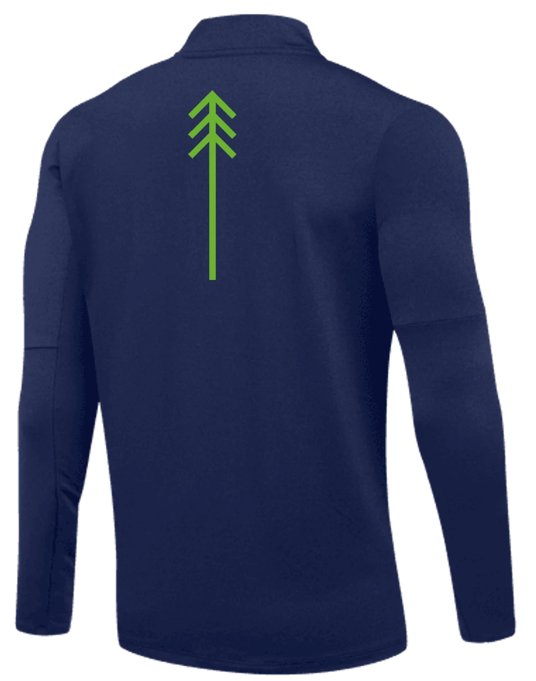 Men's Minnesota Distance Elite Element DRI-Fit Half Zip (Navy) 2 Men's Minnesota Distance Elite Element DRI-Fit Half Zip (Navy) - Image 2