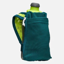 Nathan SpeedDraw 2 Flask 12oz (Deep Teal/Reflective Silver)