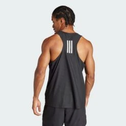 ADIDAS Men's OTR Base Tank (Black) -TCRunning Shop Own The Run Tank Top Black IN1499 23 hover model