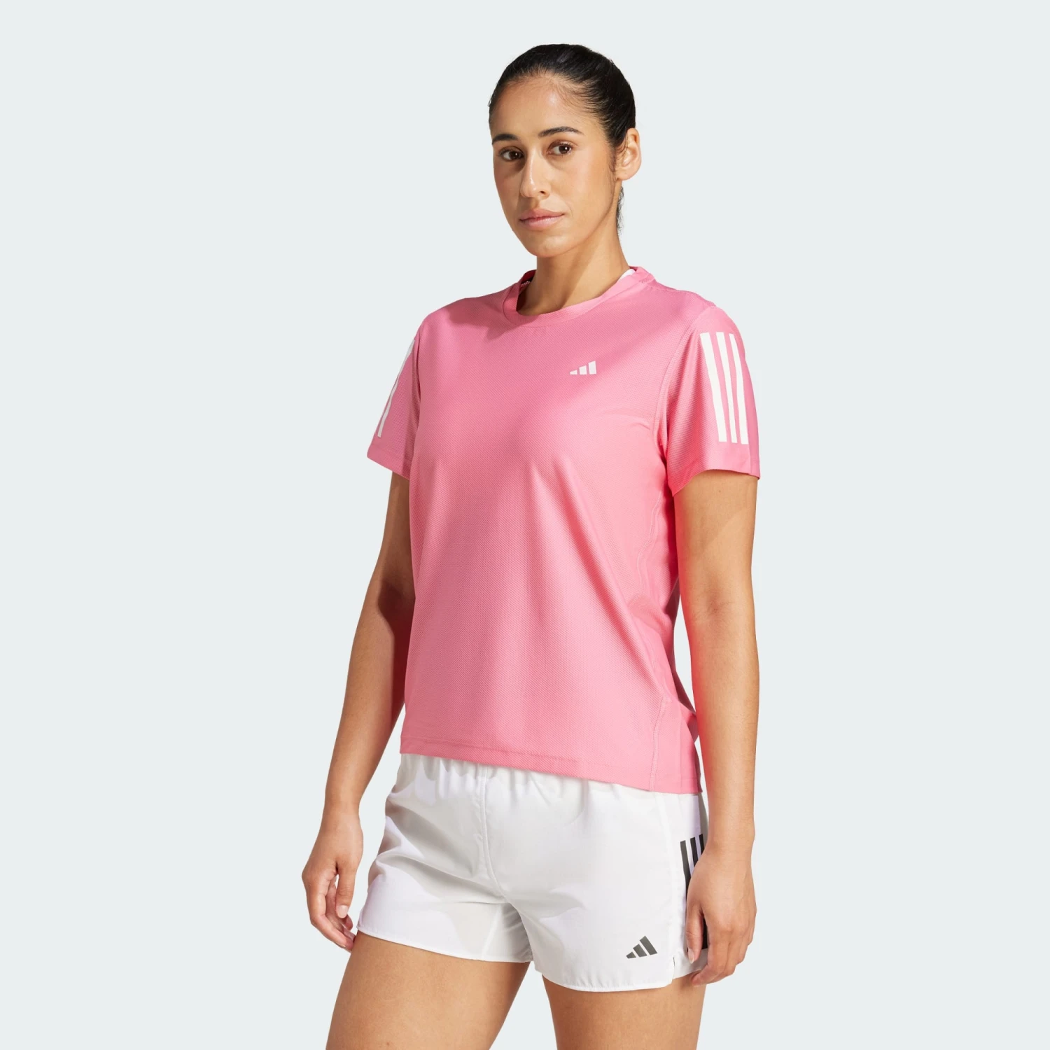 ADIDAS Women's OTR Base Tee (Pink Fusion) 1 ADIDAS Women's OTR Base Tee (Pink Fusion)