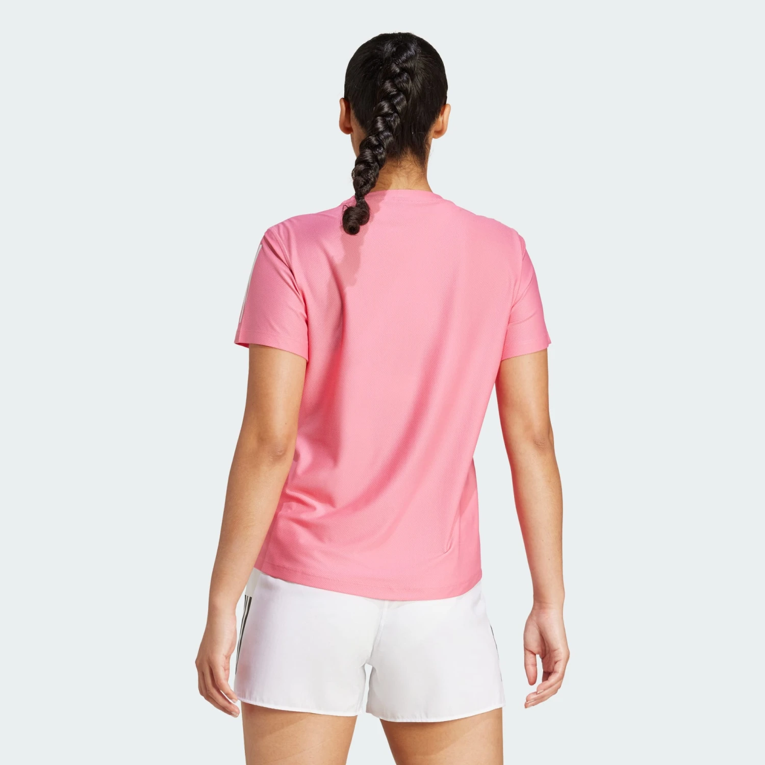 ADIDAS Women's OTR Base Tee (Pink Fusion) 2 ADIDAS Women's OTR Base Tee (Pink Fusion) - Image 2