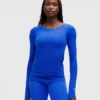 Lululemon Women’s Swiftly Tech Long Sleeve 2.0 *Hip Length (Cerulean Blue/Cerulean Blue)