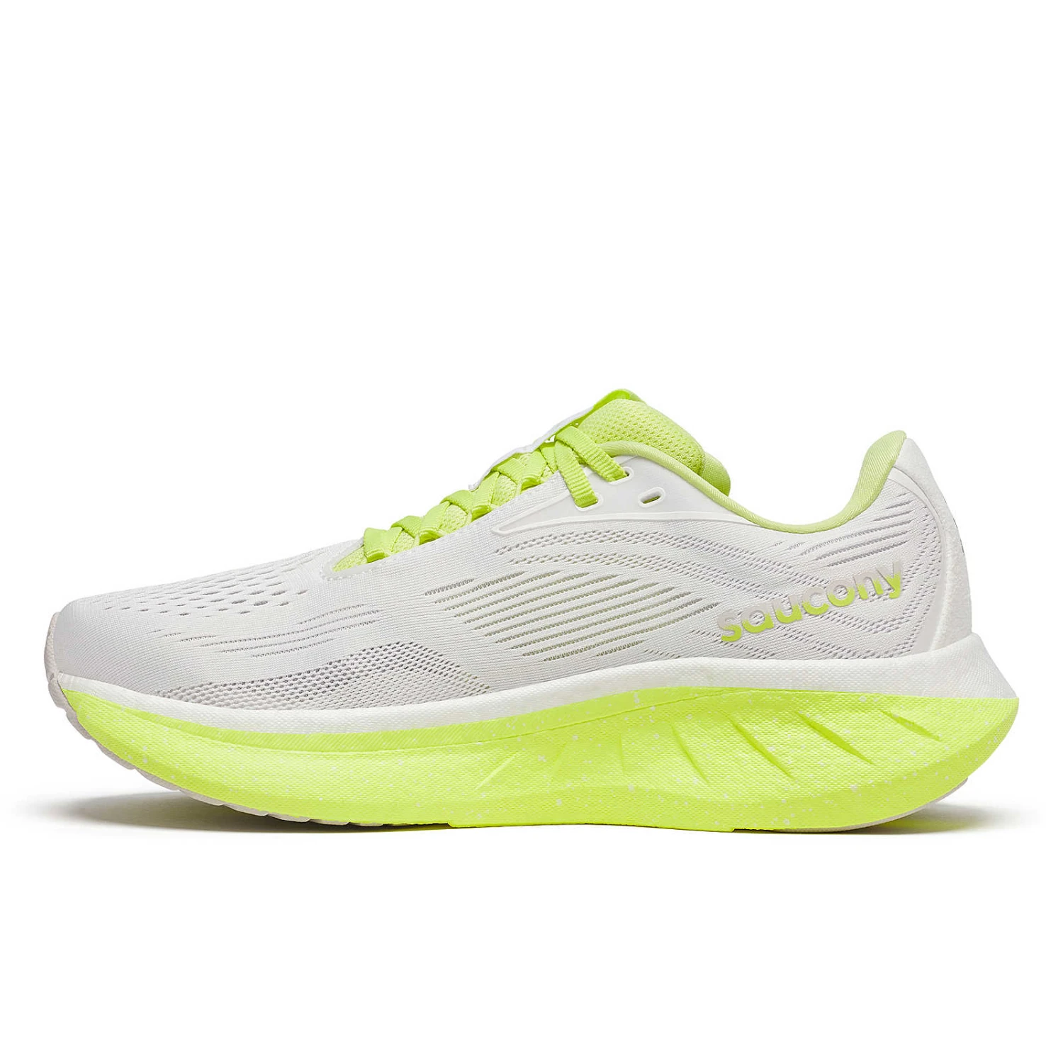 Saucony Women's Ride 18 (143 - White/Sunny) 2 Saucony Women's Ride 18 (143 - White/Sunny) - Image 2