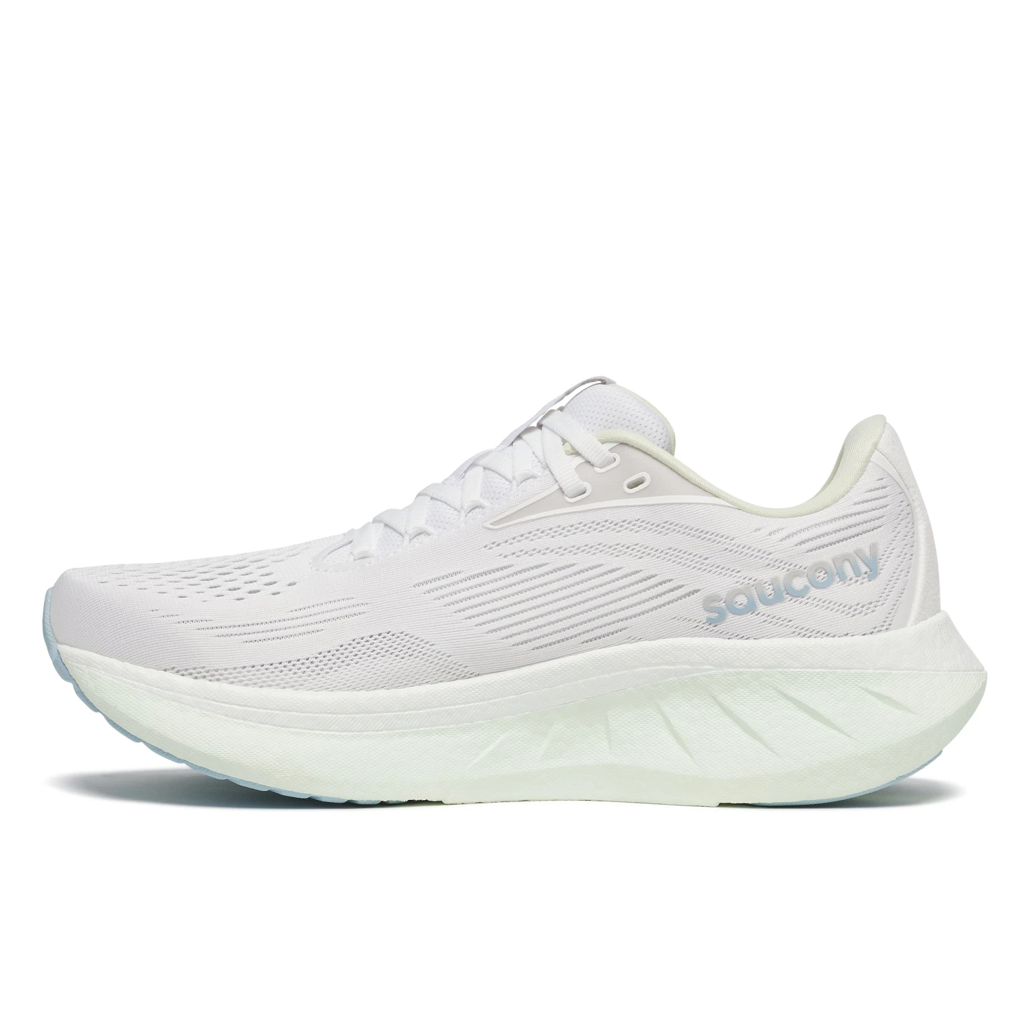 Saucony Women's Ride 18 (152 - White/Lettuce) 2 Saucony Women's Ride 18 (152 - White/Lettuce) - Image 2