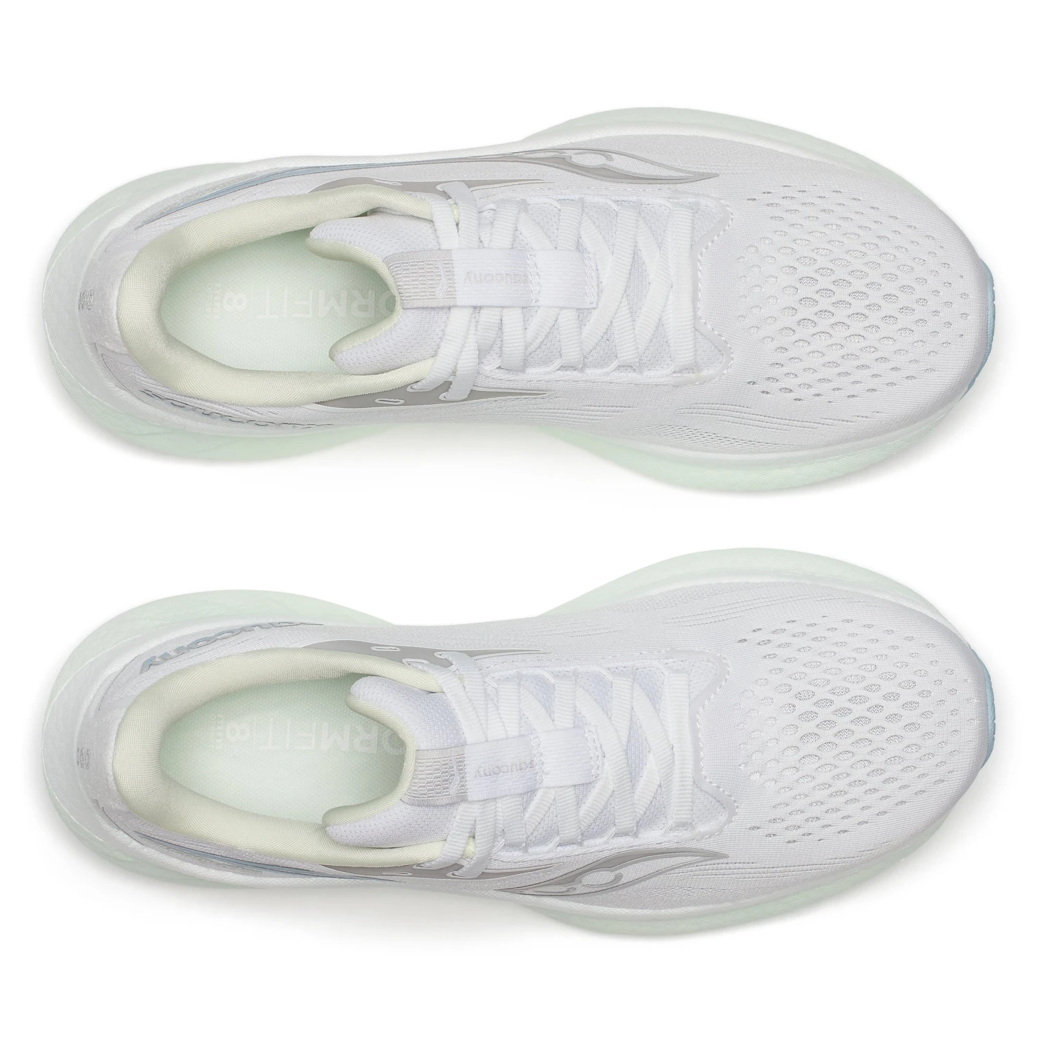 Saucony Women's Ride 18 (152 - White/Lettuce) 4 Saucony Women's Ride 18 (152 - White/Lettuce) - Image 4