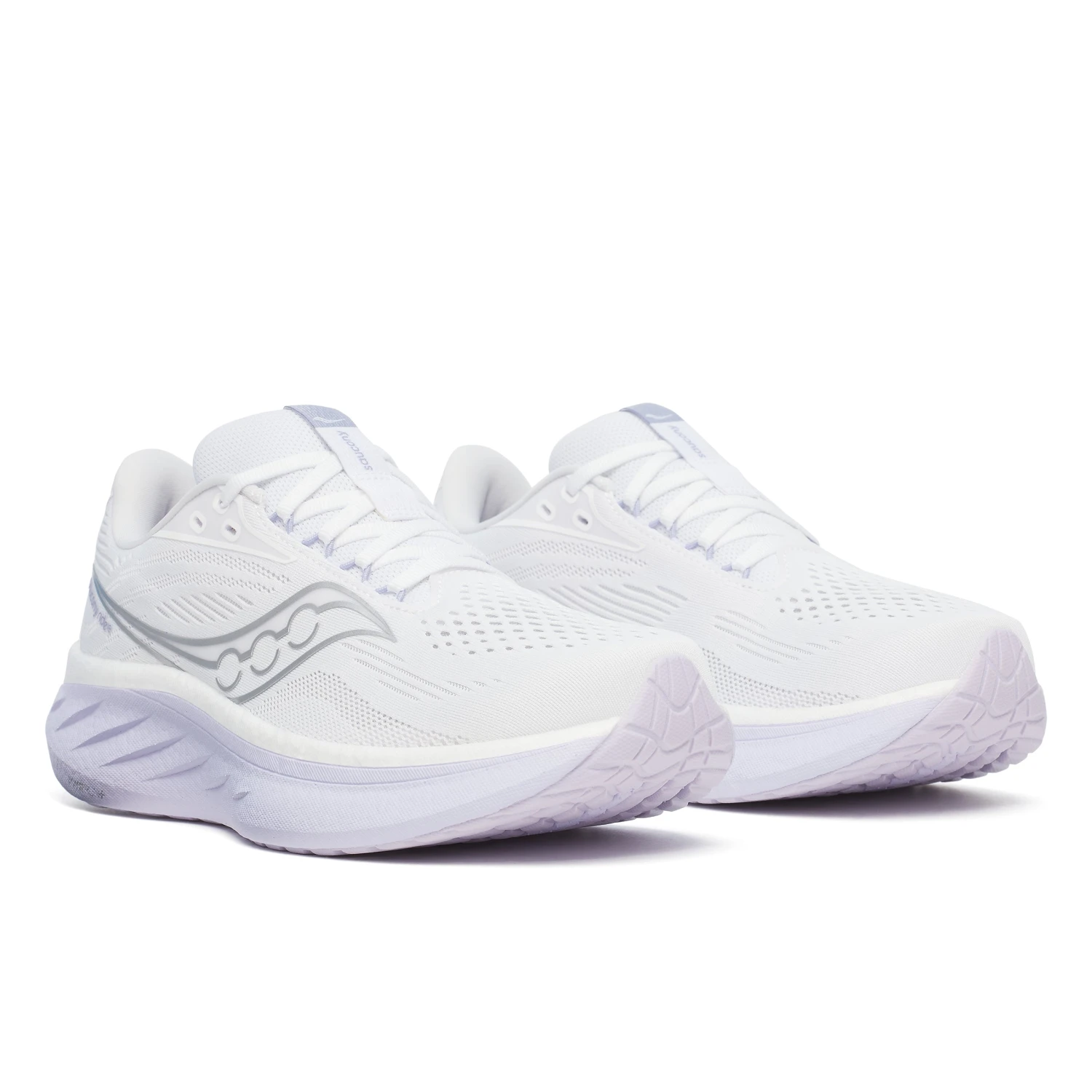 Saucony Women's Ride 18 (245 - White/Thistle) 3 Saucony Women's Ride 18 (245 - White/Thistle) - Image 3