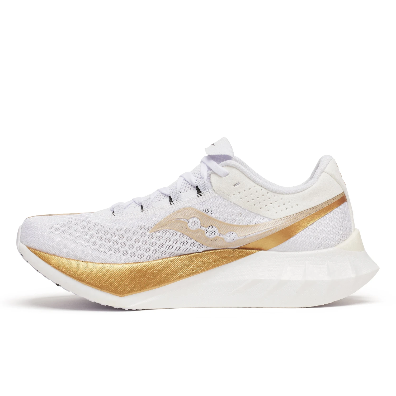 Saucony Men's Endorphin Pro 4 (103 - White/Gold) 2 Saucony Men's Endorphin Pro 4 (103 - White/Gold) - Image 2