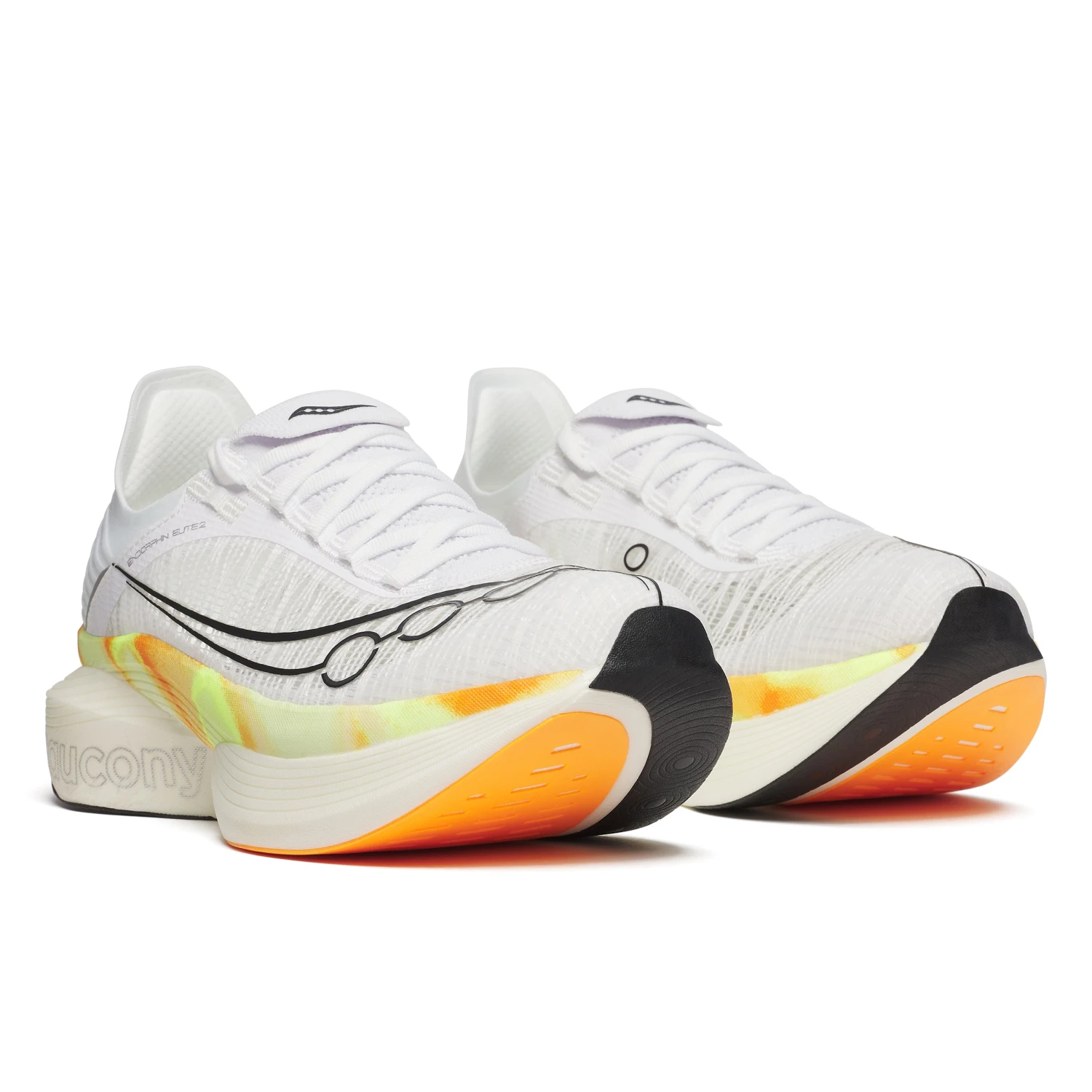 Saucony Unisex Endorphin Elite 2 (130 - White/Peel) 3 Saucony Unisex Endorphin Elite 2 (130 - White/Peel) - Image 3
