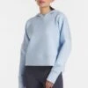 Women's LuxBreak Oversized Hoodie (Sky Blue)