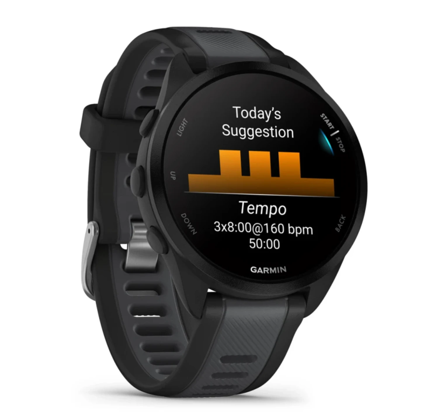 Garmin Forerunner 165 (Black/Slate Grey) 4 Garmin Forerunner 165 (Black/Slate Grey) - Image 4