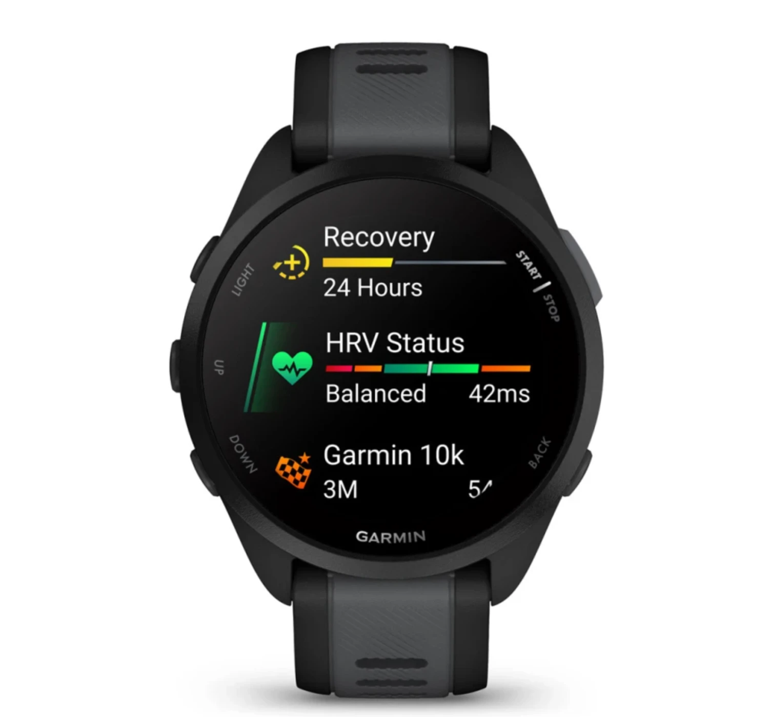 Garmin Forerunner 165 (Black/Slate Grey) 3 Garmin Forerunner 165 (Black/Slate Grey) - Image 3