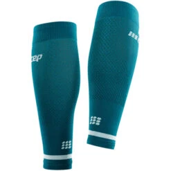 CEP Women's Run Calf 4.0 Compression Sleeve (Petrol) -TCRunning Shop The Run Calf Sleeves 4.0 petrol women 4 540x dd063cf5 8c20 4dcd b279 15e275d95f2b