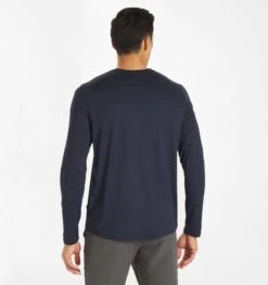 Men's Ultra Long Sleeve (Midnight Navy) -TCRunning Shop ULTRA LONGSLEEVE MIDNIGHT NAVY 1