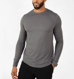 Men's Ultra Long Sleeve (Heather Steel)