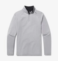 Men's Interlock Quarter Zip (Heather Gray) -TCRunning Shop UNRL INTERLOCK QUARTER ZIP HEATHER GREY F