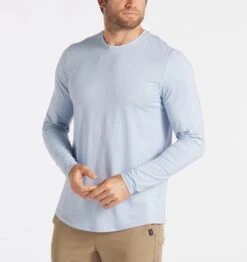 Men's Ultra Long Sleeve (Sky Blue) -TCRunning Shop UNRL 1