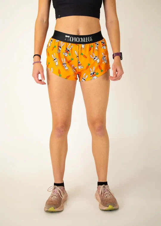 Women's Bad Bunny 1.5" Split Shorts 2 Women's Bad Bunny 1.5" Split Shorts - Image 2