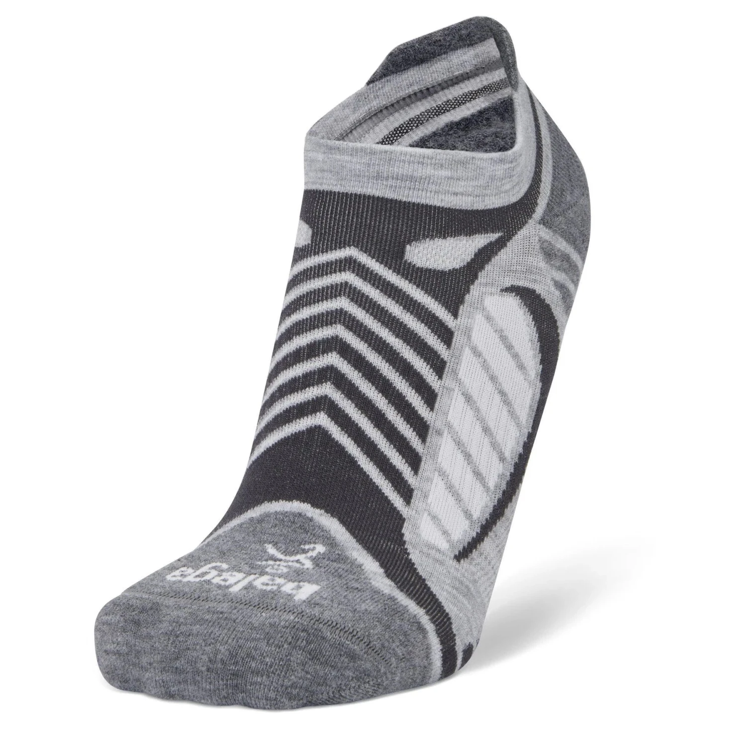 Balega UltraLight No Show Running Socks SP23 (Grey/White) 5 Balega UltraLight No Show Running Socks SP23 (Grey/White) - Image 5