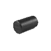 OPTP Black AXIS® Firm Foam Roller 12”