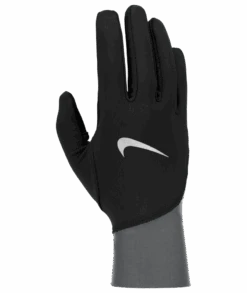 Men's Nike Pacer Midweight Gloves (Black/Smoke Grey/Silver)