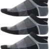 Saucony Inferno Ultralight No Show Socks 3-Pack (001 - Black)