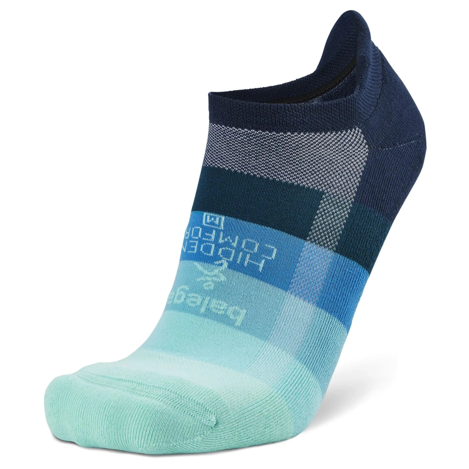 Balega Hidden Comfort Running Socks (Legion Blue/Light Aqua) 2 Balega Hidden Comfort Running Socks (Legion Blue/Light Aqua) - Image 2
